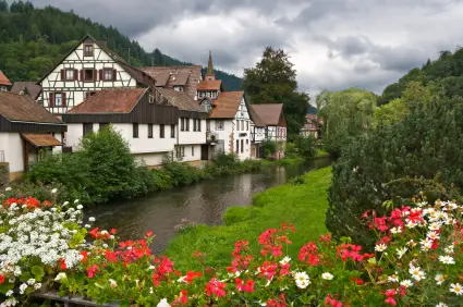 The village of schiltach in the Black Forest, Germany