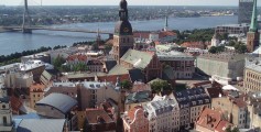 All about Belarus and the Baltic States for Kids - View from St. Peter's Church in Riga Old Town, Latvia Baltic State