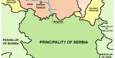 All about Serbia for Kids - Map of Serbia image