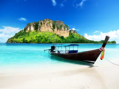 All About Thailand Fun Earth Science Facts for Kids - Image of a Beach in Thailand - Thailand Quiz