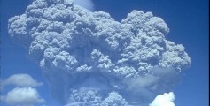 All about the Most Lethal Volcano Eruptions for Kids - the Eruption Column of Mount Pinatubo 3 Days Before the Eruption