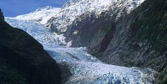 Easy Geography for Kids All About the World's Biggest Glaciers - a Picture of the Franz Josef Glacier in 2001