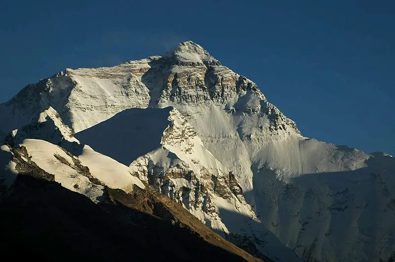 Kids Science Fun Facts on Mount Everest - Image of the Mount Everest Summit - Mount Everest Quiz
