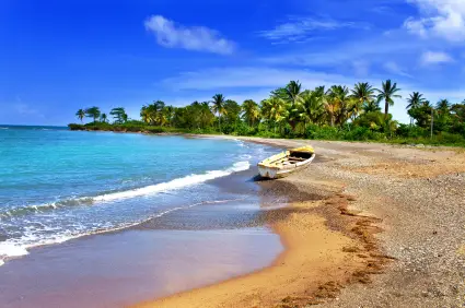 Earth Science Fun Facts for Kids on Jamaica - Image of a Beach Coast in Jamaica - Jamaica Quiz