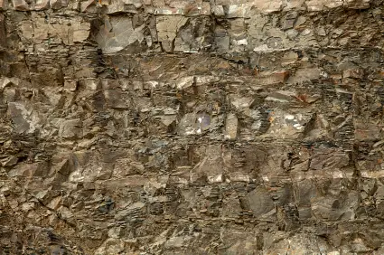 Easy Earth Science for Kids on Layers of Rocks - Image of a Rock Strata - Layers of Rocks Quiz