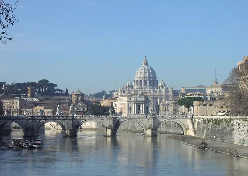 Fun Earth Science Facts for Kids on the Vatican City - Image of the Dome of Saint Peter's Basilica - Vatican City Quiz
