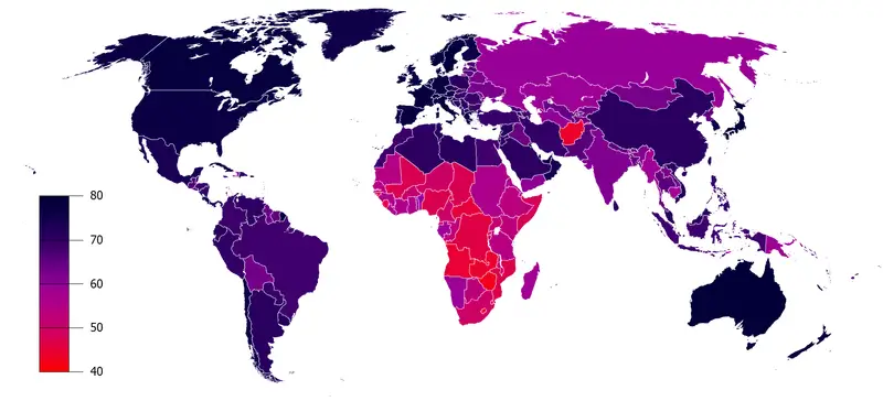 Fun Science for Kids Top 10 Countries for Life Expectancy Quiz- the Male Life Expectancy Chart on 2008